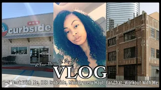 8-5 Work With Me HEB Curbside Mini Grocery Haul Lunch Chat Workout With Me