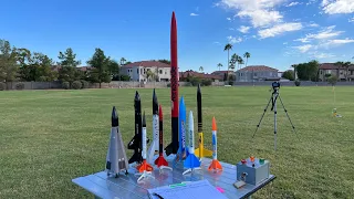 Vintage Model Rocket Kit Flights
