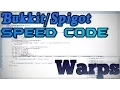 Minecraft Warps Speed Code