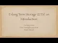 Storing Data in Erlang Term Storage - ETS