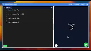 Creating a Python Turtle Project on Pickcode