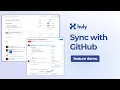 Sync your Huly projects with GitHub