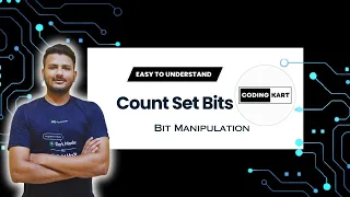 COUNT SET BITS OF A NUMBER BIT MANIPULATION TUTORIAL - 30 DSA PLAYLIST