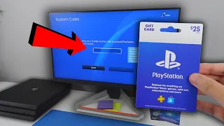 How to REDEEM PLAYSTATION GIFT CARD on PS4 EASY METHOD