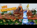 Dinosaur Volcano Eruption! Build a Mini Dino World Diorama