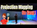 How to use projection mapping software to create an immersive room