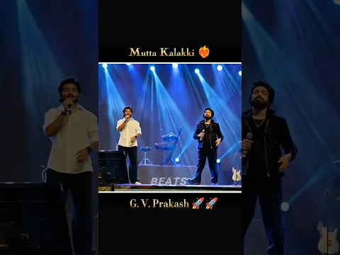 Mutta Kalakki ❣️🚀 G. V. Prakash Kumar Live Performance Was Pure Goosebumps 🔥🎶 Crowd Went Crazy 🥹