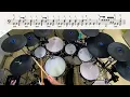 I tried playing a super-simplified version of "Aimiya/MONGOL800 x WANIMA" on drums.