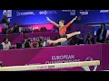 Anna Kalmykova struggles in Beam Final - Euros Championships 2026