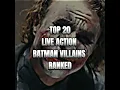 Download Lagu My Ranking Of The Top 20 Batman Villains
