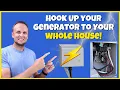 How To Install A 50 Amp Generator Power Inlet Box Connect Generator To House Electrical Panel