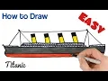 Download Lagu How to Draw Titanic Easy Step by Step Art Tutorial