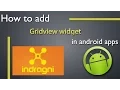 How to add GridView in Android app tutorial
