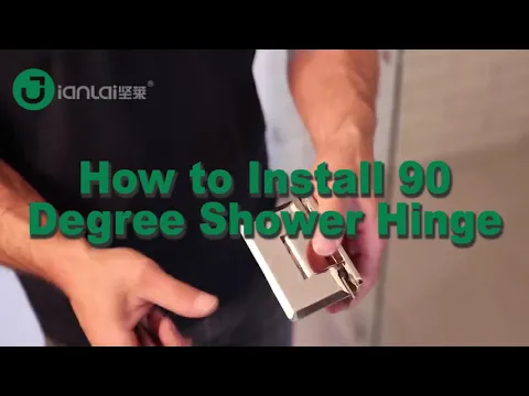 Download MP3 How to Install 90 Degree Shower Hinge (Jianlai Glass Hardware Products)