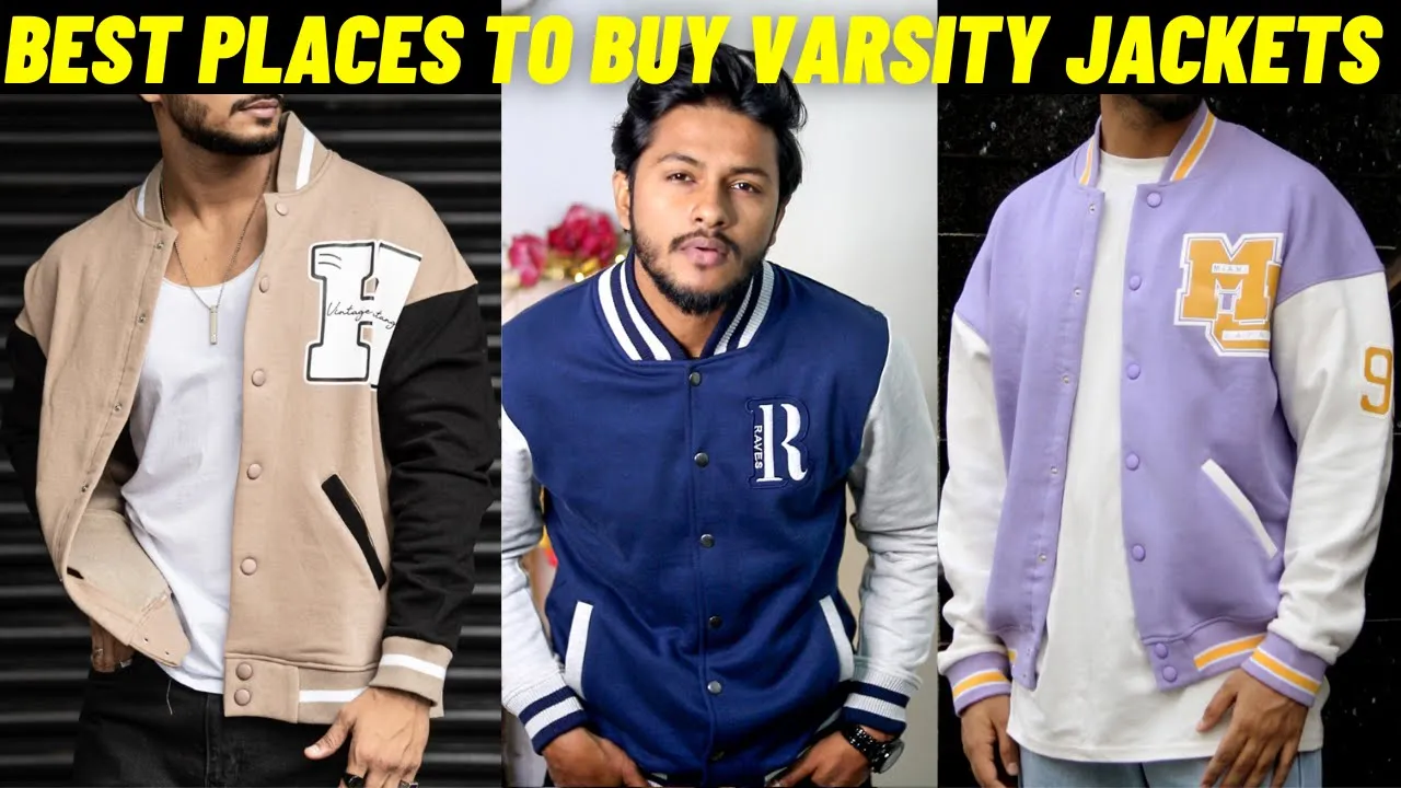 *BEST* Varsity jackets With Links ✅ 7 BEST PLACES TO BUY VARSITY JACKETS in INDIA