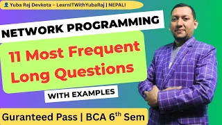 BCA 6th Sem Network Programming Important Exam Questions Java Socket NIO Cookie URL Nepali