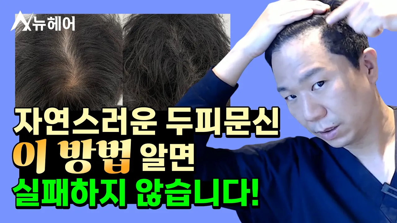 자연스러운 두피문신 성공을 위한 필수 요소 5가지ㅣ뉴헤어