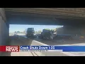 US 34 reopens I-25 closed after semis collide burst into flames
