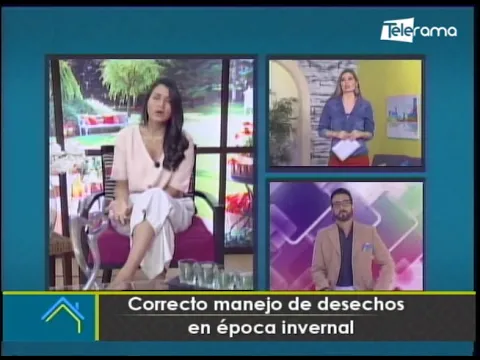 Correcto manejo de desechos en época invernal