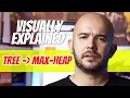 Tree to Max Heap - Algorithms Visually Explained