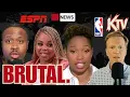 ESPN Monica McNutt and Jemele Hill CRUSHED by NBA Analyst Ric Bucher IDIOTIC LIES on NATIONAL TV