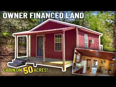 Owner Financed Cabin on 50 Acres in the Ozarks of North Arkansas! www.InstantAcres.com - ID#WH08