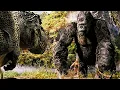 Download Lagu The King Defends His Queen – Kong vs. T-Rex Fight Scene | CLIP ⚡ 4K