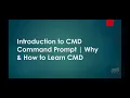 CMD Course for new IT Professionals Introduction Part 1