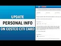 How to Update Personal Information on Costco Citi Card Account in 2024