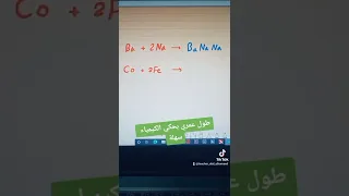 الكيمياء سهلة شوفوا كيف حليت المعادلات 