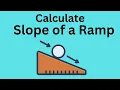 Finding the slope of a ramp Math Lessons