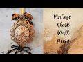 Vintage Clock Home Decor