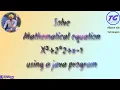 Solving mathematical equation in java