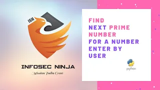 Python Program - 7 Find Next Prime Number