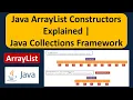 Java ArrayList Constructors Explained Java Collections Framework
