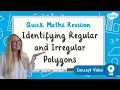 How Do You Identify Regular and Irregular Polygons KS2 Maths Concept for Kids