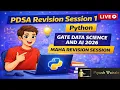 PDSA Revision Session 1 Python GATE Data Science and AI 2026 Maha Revision Session