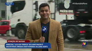 Polícia prende traficante após encontrar “loja do tráfico” no Aventureiro