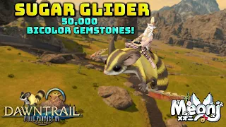 FFXIV Sugar Glider Mount Ty aitya - 50 000 Bicolor Gemstones Contains Zone Spoilers