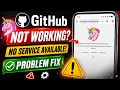 github no server is currently available to service your request