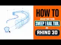 How to Use Sweep 1 Rail in Rhino 3D Sweep 1 Rail for Beginners