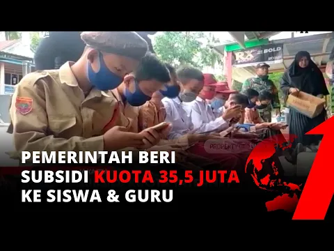 Kabar Baik, Pemerintah Bagi-bagi Subsidi Kuota 35,5 Juta ke Siswa & Guru | tvOne