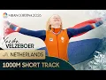Xandra Velzeboer ekes out 1000m win for SECOND short track gold Winter Olympics 2026 NBC Sports