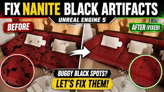 Fix Nanite Black Artifacts Without Disabling Nanite Unreal Engine 5 Tutorial