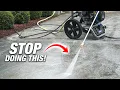 How To Pressure Wash Concrete Driveways Sidewalks THE RIGHT WAY DIY Super Clean Results