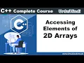 Accessing Elements of 2D Arrays In C