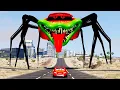 Download Lagu LIVE: LIGHTNING MCQUEEN MONSTER LEGS MUTANT VS CAR BEAMNG DRIVE