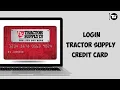 Sign in Tractor Supply Credit Card Activate Tractor Supply Credit Card