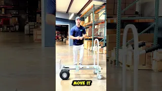 How to operate a Convertible Hand Truck - 2-in-1 Dolly to Cart Tutorial