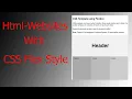 How To Make Responsive Website Design Using HTML with CSS Float-Column 2021